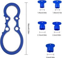 6 Unid grifo aireador llave Herramientas, m16.5 m18.5 m21.5 m22.5 M24 (azul: ABS) - details 0