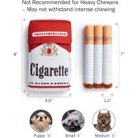Juguete De Peluche Interactivo Divertido Para Perros Caja De Cigarrillos Juguete Masticable Creativo Regalos Para Mascotas Material De Felpa Origen China - details 4