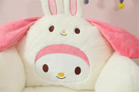 Cojín De Asiento Grueso Sanrio Kuromi My Melody Cinnamoroll Pochacco Cojín De Espalda No Esmerilado Cómodo Para Adultos Estilo Japonés - details 11