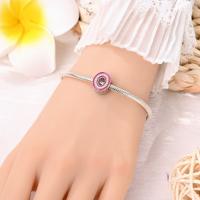 Princesa Rosa 925 Plata Color Letras 26 Amuletos De Amor Bolas Adecuadas Para Pulsera Qikaola Romántica DIY Joyería De Cumpleaños Regalo - details 19
