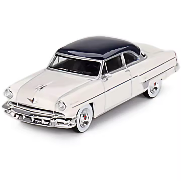 Mini GT Lincoln Capri - 1954 Artic White/Atlantic Blue 1/64 - 1