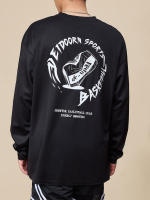 Camiseta De Manga Larga Para Hombres Con Capucha Poliéster Transpirable Y Secado Rápido Para Actividades Al Aire Libre Y Fitness - details 1