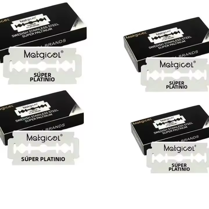 Afeitadora De Seguridad Clásica Doble Faja Para Hombres Y Mujeres Cuchillas De Seguridad Doble 10pcs Y Afeitadora Metálica - 1