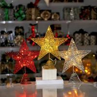 Estrella LED Para Árbol De Navidad Tamaño Grande Alimentado Por Baterías Decoración Para Sala De Estar Jardín Fiesta Año Nuevo 2025 - details 27
