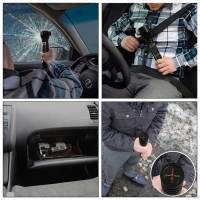 Linterna Táctica Multifuncional USB Recargable Solar Para Supervivencia Al Aire Libre Con 10 Funciones Rompe Vidrio De Emergencia Torcha Para Camping Y Coche - details 4