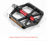 Pedales De Bicicleta Ultralight WEST BIKING CNC 3 Engranajes Aleación De Aluminio Antideslizante Reflectante Para BMX MTB Carretera - details 3