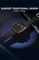 Reloj De Hombre RUIGE Multifuncional En Acero Inoxidable Auténtico Resistente Al Agua Con Brillo Nocturno Moda Trendy - details 5