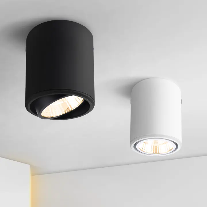 Spot Light LED COB Montado En Superficie 7W 12W En Aluminio Luz De Bajo Para Iluminación De Cocina Interior AC85V-265V - 1