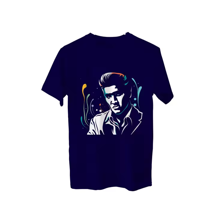 Camiseta Elvis Presley. El rey del Rock and roll. Musica. Varios colores. Todas las tallas. - 1