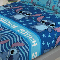 Stitch - Juego De Sábanas Coralina Invierno Stitch Azul Infantil Tacto suave Aterciopelado (90 - 105 cm) - details 2