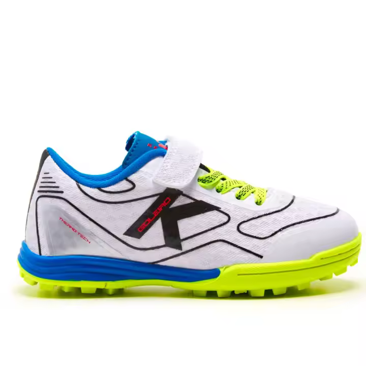 KELME GOLEIRO KIDS ELASTIC 55168 ZAPATILLAS FUTBOL SALA DEPORTES INTERIOR  Y EXTERIOR NIÑ@ Blanco - 1