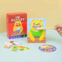 Juguetes De Enseñanza Temprana Para Niños Cuchara De Entrenamiento De Motricidad Finas Simulación Doméstica Alimentos Juguetes De Alimentación De Oso Peluche Puzle - details 2