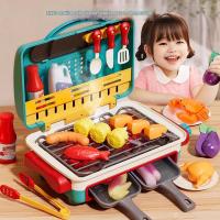 Juego de juguetes para barbacoa de 36 piezas, juguetes para Alimentaciones, accesorios de Cocina, juguetes de Cocina - details 2
