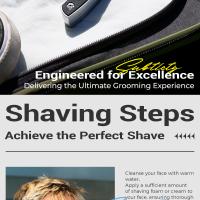 Afeitadora Manual Colorlamb Para Hombres Con Mango De Metal Plegable Seguridad Single Edge 30 Hojas De Afeitar Nueva Estilo Barber Shaver - details 8