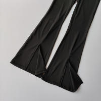 Leggings Micro Flared Para Yoga Pantalones De Yoga Con Pierna Aumentada Cintura Alta Fitness Pantalones De Gimnasio Estirables Casual Deportivos Para Mujer - details 8