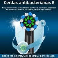Cabezales De Repuesto CrossAction Para Broca Oral B Trizone Triumph Vitality D100 D12 D16 D36 Electrónico Para Adultos 4PCS - details 3