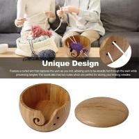 Bolsa De Almacenamiento Para Tejido En Madera Y Lana Organizador De Herramientas De Tejer Y Tejer Bolsa De Almacenamiento Para Yarn - details 1