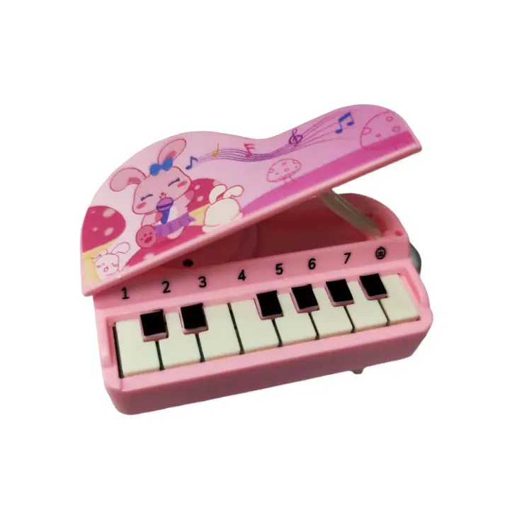 Mini Piano Musical Kawaii Portátil Instrumento De Juguete Con Llavero Teclado Electrónico Regalos Para Niños Aprendizaje Y Ejercicio - 1