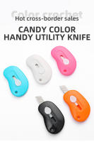 Cuchillo De Arte Miniatura 5Pcs Portátil Para Oficina Corte De Papel Y Apertura De Envolventes Cuchillo De Expresión Minimalista - details 0