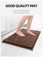 Alfombra Antideslizante De Baño Ultra Gruesa Y Densa De TPR Alfombrilla Para Puerta Y Entrada Alfombra De Sala De Estar Y Dormitorio Resistente Al Agua Y a La Paja Para Adultos - details 2