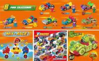 T-RACERS Serie Color Rush – Colección Completa de la serie Color Rush de T-Racers. Coches y pilotos coleccionables. desmontables por partes y con piezas intercambiables. - details 1