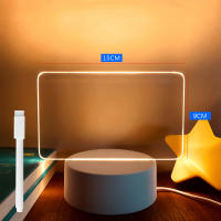 Tablero De Notas Creativo Con Luz Nocturna LED USB Tablero De Mensajes Luz De Navidad Con Pluma Regalo Para Niños Novia Decoración Luz Nocturna - details 1