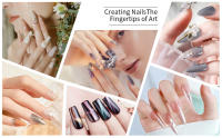 KEMEISI Set De Pinceles De Uñas De Acrílico Kolinsky #8-#16 Para Aplicación Profesional De Uñas 3D Pinceles De Arte De Mano Hechos a Mano - details 11