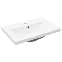 vidaXL Set muebles de baño 2 piezas madera contrachapada gris hormigón - details 4