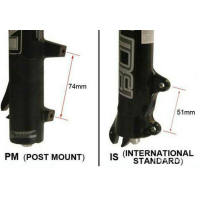 Adaptador De Freno De Disco BUCKLOS Para Bicicleta 180/203mm IS PM Aluminio Adaptador De Freno Frontal Y Trasero Pieza De Bicicleta - details 1