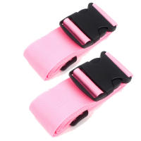 Correa De Viaje Ajustable De Nylon Para Maleta Con Hebilla De Cinturón De Equipaje 2 Piezas Accesorio De Viaje Para Empaquetar - details 4