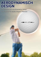 Bolas De Golf Caiton pro 4 Capas DuPont Surlyn Mejora 30 Yardas Rendimiento De Torneo Sensación Grande (12/6/3 Pack) - details 6
