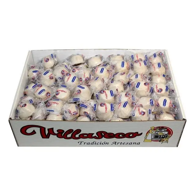 Blanquitos Villaseco Chocolate Blanco - Mantecados con Cobertura Blanco - Caja 3 kg - Envueltos Individualmente - Morenitos Blancos Villaseco de Nava del Rey (Valladolid) - 1