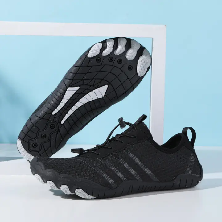Zapatos para nadar al aire libre, zapatos para trekking en ríos, zapatos de playa descalzos y agradables para la piel, zapatos acuáticos antideslizantes para esnórquel que interfieren con la velocidad - 1