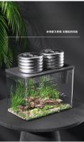 Acuario Transparente Con Tapa Y Resistentes a Caídas PET+ABS Para Tortugas Y Peces Acuario Hidroponía Para El Hogar - details 8
