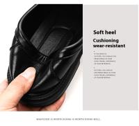 Zapatos De Cuero Para Hombre Mullidos Transpirables Zapatos De Business Casual Con Cubierta De Cuero Suave Suela Suave Para Otoño - details 4