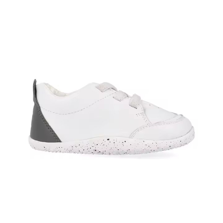 Bobux Xplorer Sport White + Smoke - Zapatos infantiles de piel con abertura elástica - 1