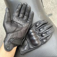 Guantes De Motocicleta De Cuero Genuino De Oveja Para Hombre Guantes De Carreras Y Motocross Transpirables Para Ciclismo Y Motociclistas - details 7