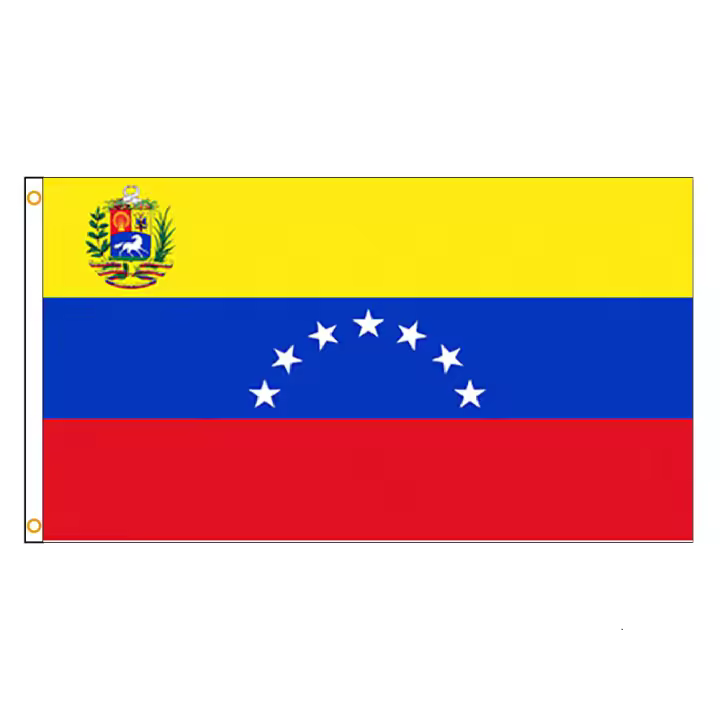 Bandera De Venezuela 90x150 CM 7 Estrellas Y 8 Estrellas Para Decoración Material Poliéster Estilo Colgante - 1