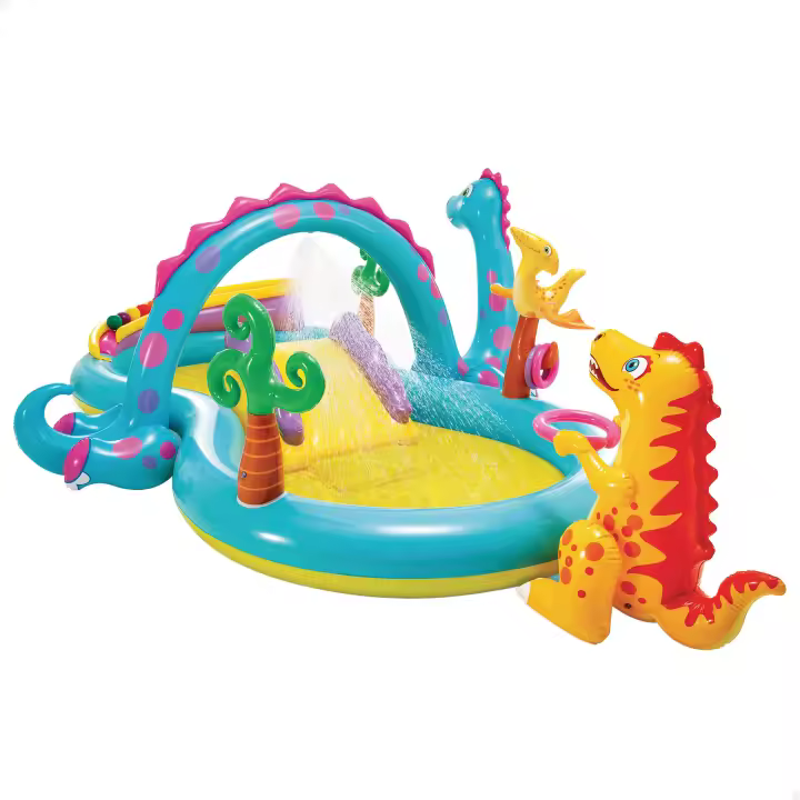 Centro juegos hinchable INTEX dinosaurio 302x229x112 cm - 280 l - 1