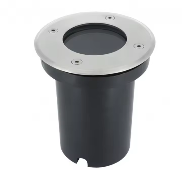 FABRILAMP 17109RE11 | Empotrable Exterior Encastrar Red.1xgu10 Niquel  13x11x11 Cm Ip65 Corte 10,5 Cm - 1