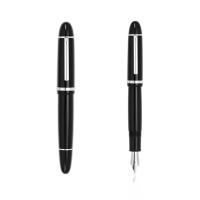 Pluma Fuente JinHao X159 De Acrílico Negro Con Clip De Metal Punta Fina 0.5mm Para Oficina Y Escuela Regalo De Papelería - details 1