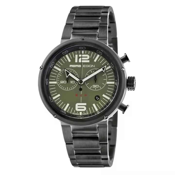 Reloj de Hombre Cronógrafo MOMO DESIGN MD1012BR-40 de Maple with Green Fund - 1
