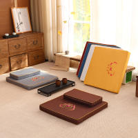 Cojín De Meditación Zafu De Lino Grueso Con Cubierta Desmontable Y Lavable Alfombra De Suelo Para Yoga Budista En Casa - details 1