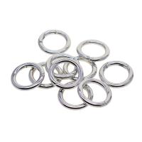 10 Piezas Anillo De Cierre De Resorte Cromado Engrosado 25mm Redondo Para Viajes Y Senderismo Accesorio De Llavero De Metal - details 0