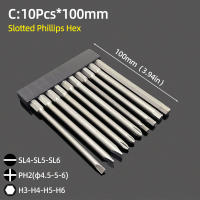 Juego De Puntas De Destornillador Magnético 1/4'' Hex S2 Acero Multifuncional Antideslizante Phillips Slotted Torx Hex Head Herramientas Manuales - details 9