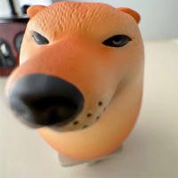Decoración Creativa De Escritorio En Forma De Huevo De Shiba Inu PVC Juguete Único Para Oficinas Y Hogares Regalos Divertidos - details 6