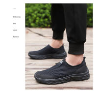 Zapatos De Vulcanización Para Hombre Zapatillas Transpirables Casual Antideslizantes Ligeros Tenis Masculino SLIP-ON Mesh - details 3