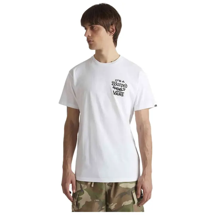 Sportswear Vans modelo Warped World Ss en color Blanco - 1