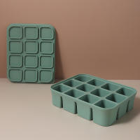 Molde De Hielo De Silicona Para Alimentos De Bebé De 12 Celdas - Easy Pop out Para Puree Y Aperitivos Infantis Grado Alimenticio - details 6