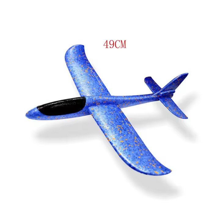 Avión De Mano 49CM Para Niños Juguete De Exterior Divertido Planador De Espuma EPP Juego De Fiesta Regalo Para Niños Edad 4-12 Años - 1